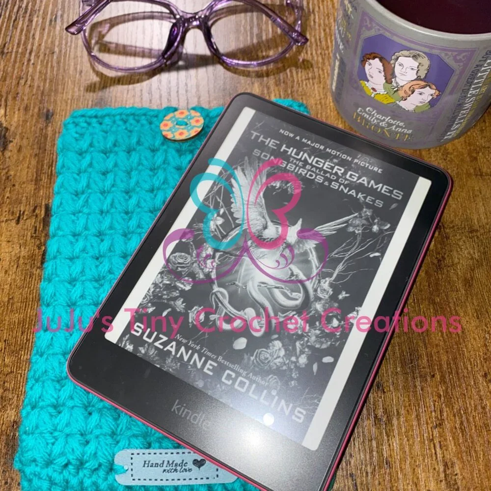 Handmade Crocheted Cover for Kindle Paperwhite E-Reader - Gift for Book Lovers